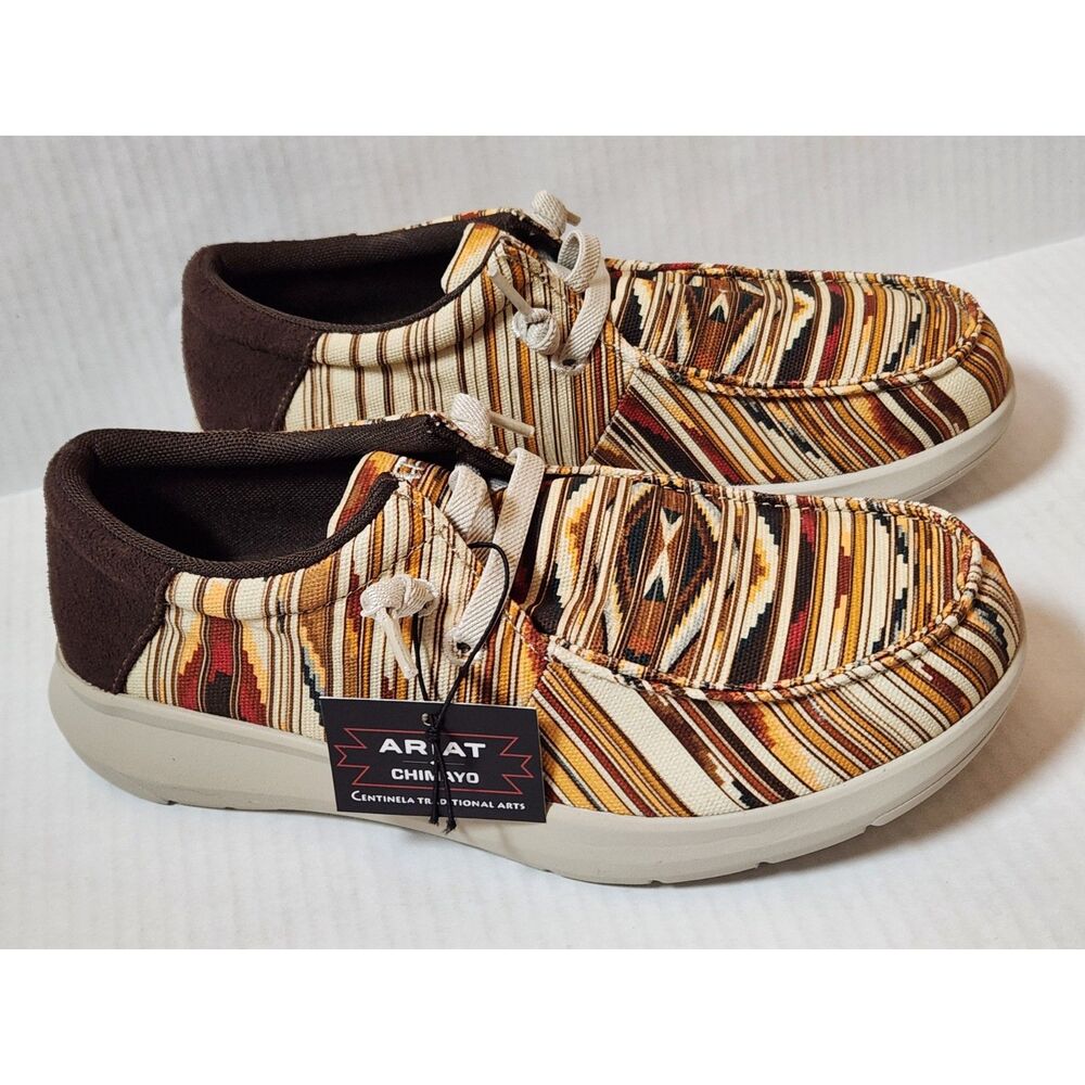 Ariat Hilo Chimayo Santa Fe Mustard Men’s 8.5EE Wide Casual Shoes